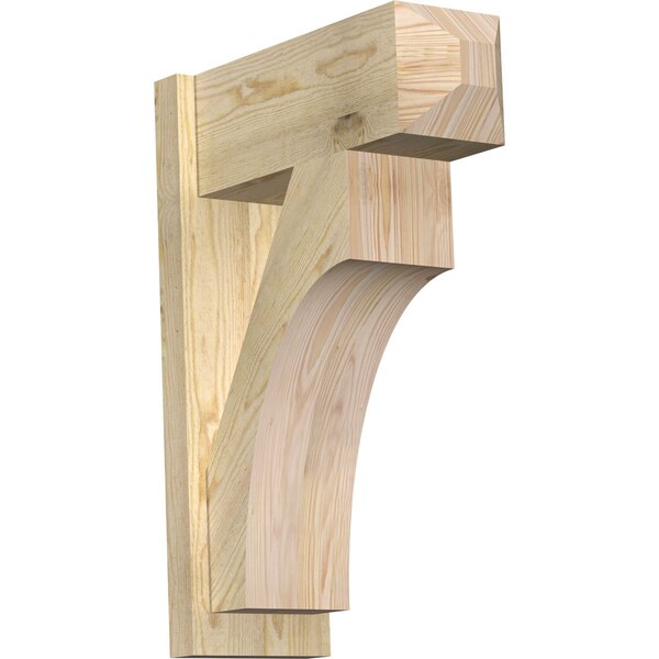 Ekena Millwork Westlake Rough Sawn Craftsman Outlooker, Douglas Fir, 8"W x 20"D x 28"H OUT08X20X28WTL04RDF - main